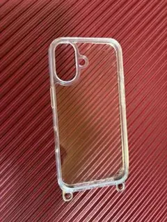 iPhone16 クリアケース　フック付
