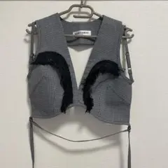 LITMUS KISHIDAMIKI ビスチェ ハーネス ブラック キシダミキ