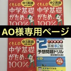 AO様専用ページ【年末年始大セール】2冊セット 英語文法教材