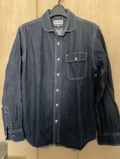 RUGGED FACTORY ラウンドカラーデニムシャツ M