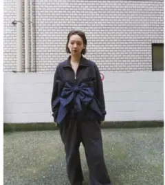 sister jane ネイビー リボンビスチェ