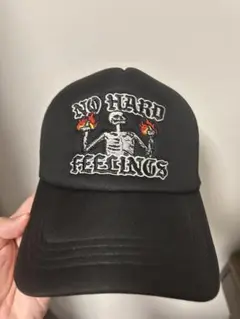 NO HARD FEELINGS メッシュキャップ刺繍　値下げ交渉⭕️