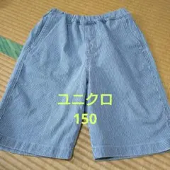 UNIQLO ストライプ 半ズボン 150