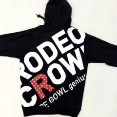 RODEO CROWNS✨ロゴプリントパーカー紺ユニセックスF