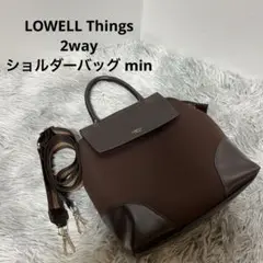 【未使用級】LOWELL Things 2way ショルダーバッグ min