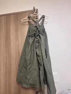 ブランシェス　サロペットスカート オリーブ 150