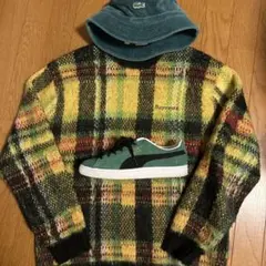 Brushed Plaid Sweater セット