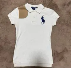 【希少】90s RALPH LAUREN SPORT パッチポロシャツ XS