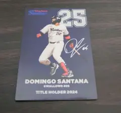 DOMINGO SANTANA スワローズ 25番 カード