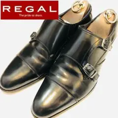 ★美品★定価22000円！リーガル REGAL モンクストラップ 25EE