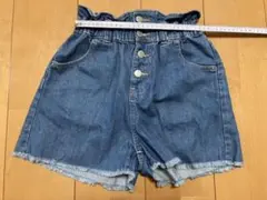 【ブラウニースタンダード】デニム ショートパンツハイウエストSサイズ