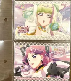 【匿名配送】キミとアイドルプリキュア　ブロマイド ズキューン・キッス　２点セット