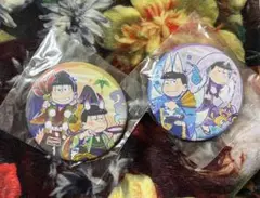おそ松さん　百鬼夜行松　缶バッジ　AGF 速度松　色松