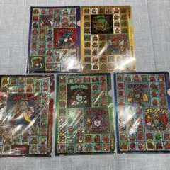 ローソン　ビックリマン　クリアファイル　 全5種　コンプリートセット