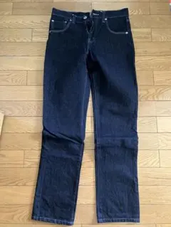 【美品】BACK NUMBER 濃紺　ストレート和紙デニムパンツ サイズ28