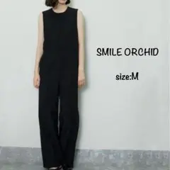 美品 SMILE ORCHID セミワイド オールインワン パンツ ドレス M