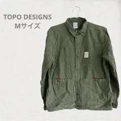 TOPO DESIGNS Mサイズ ジャケット オリーブグリーン