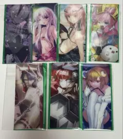 FGO 最終再臨展 編成画面風カード 九紋竜エリザ メカエリ メイヴ 7枚