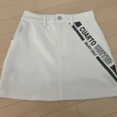 CUARTO UNITED レディーススカート ホワイト