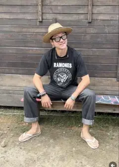 90年代アメリカ製RAMONES グラフィックTシャツ L 黒