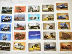 はたらく車　知育パズル44種　説明カード4８種