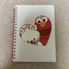 エルモのハートデザインノート