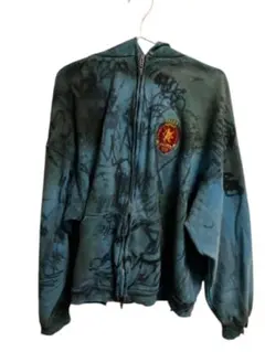 BALENCIAGA Skater Graffiti Zip Hoodie M