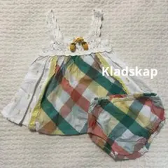 Kladskap パイナップルワンピースセット　80