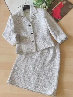 極美品!ルネ イタリア製高級素材スーツ 入学、卒業、お受験用 36 foxey