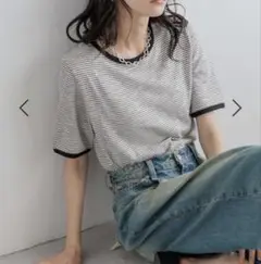 アソートリンガーTシャツ　ボーダーシャツ