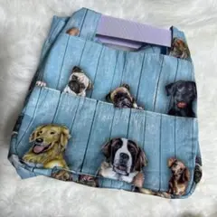 犬用 お散歩バック トートバッグ シェパード パグ チワワ ハンドメイド