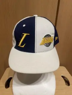 ロサンゼルスレイカーズキャップ　クレージーパターン