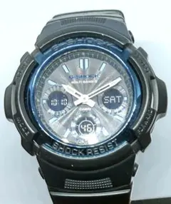カシオ G-SHOCK AWG-M100A-1AJF ブラックブルー