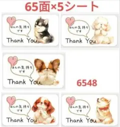 6548 サンキューシール ほんの気持ちシール
