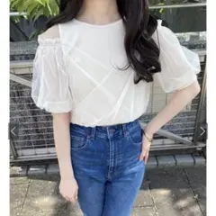 GRL グレイル ショルダーオープントップス