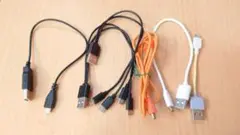 USBTYPE-B タイプB 充電データ転送ケーブル　6本セット