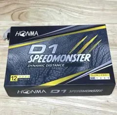 【新品未使用】 ホンマ Ⅾ1 スピードモンスター 1ダース イエロー 12球