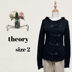 theory セオリー ダッフルコート 2 黒