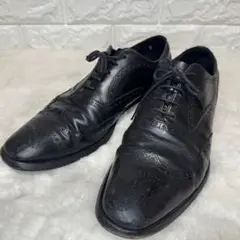 PRADA プラダ　革靴　ビジネスシューズ ウイングチップ 黒 UK７1/2