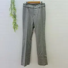 【イネド】 スラックス スーツパンツ オフィスカジュアル (M) グレー 美品