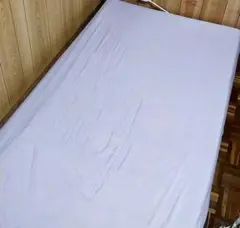 淡いパープルニトリシングルベッドシーツボックス型ひんやり冷たい