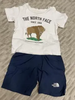 THE NORTH FACE バイソンプリントTシャツ&ショートパンツセット