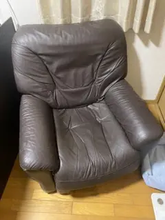 【引き取り専用】1人掛けソファ　ダークグレー　一人用