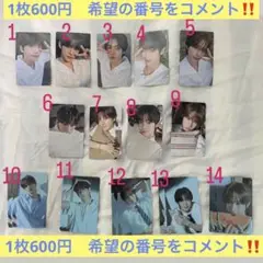 TWS はじめまして　トレカ　1枚600円　希望番号をコメントしてください