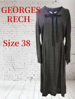 GEORGES RECH ワンピース リボン付きドレス サイズ38