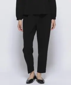 グローバルワーク スゴラクストレッチパンツ ブラック (L)