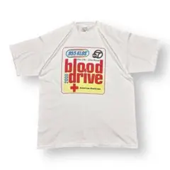 アメリカ赤十字社 献血運動 Tシャツgold basicss label 古着
