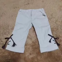 ホワイトハーフパンツ