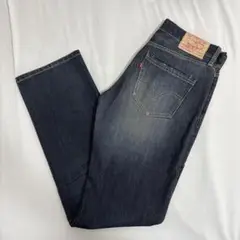 ［格安］Levi's ダークブルー　ダメージデニム