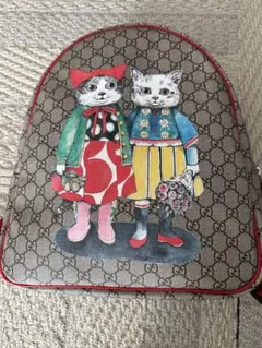 GUCCI ヒグチユウコチルドレンズリュックにゃんこ